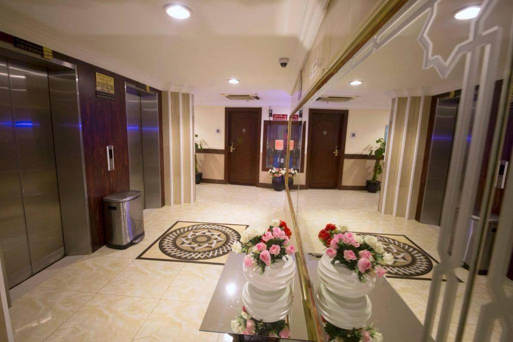 Bright interior corridor at Mariana Hotel